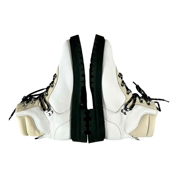 & Other Stories Women’s Leather Lace-Up Hiking Boots US 7 - Picture 12 of 16